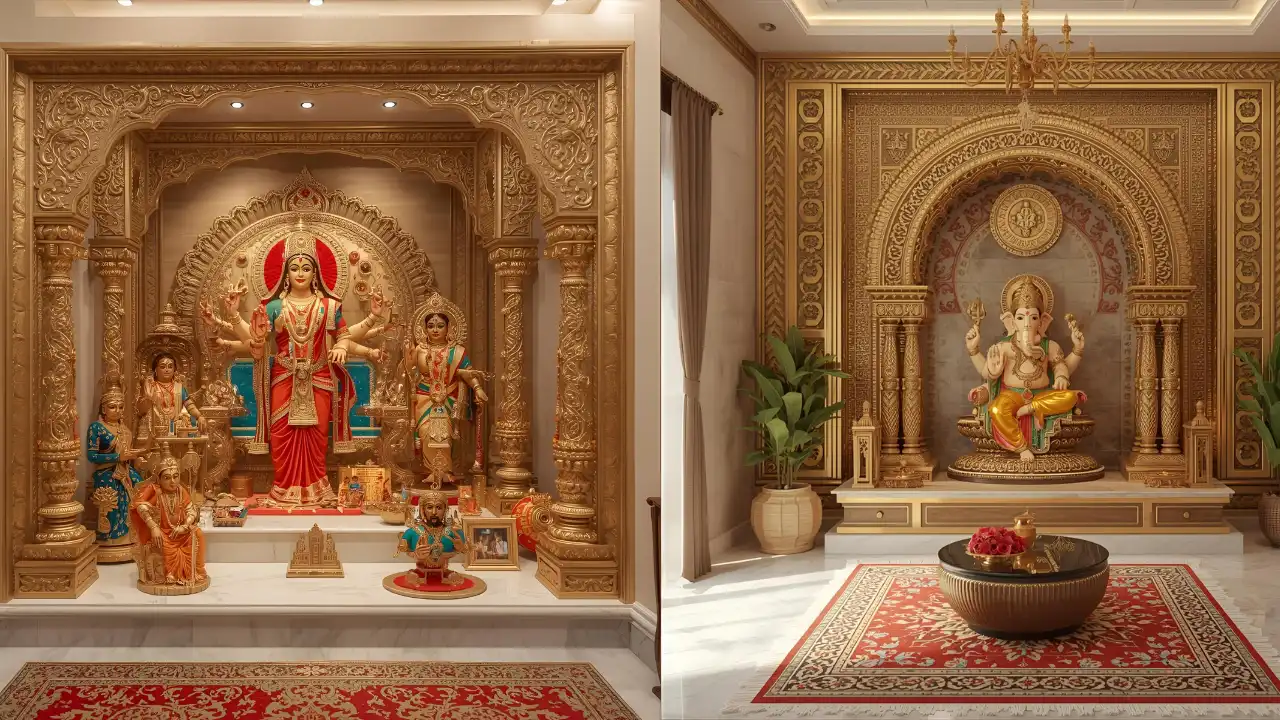 Latest Pooja Room Designs in India